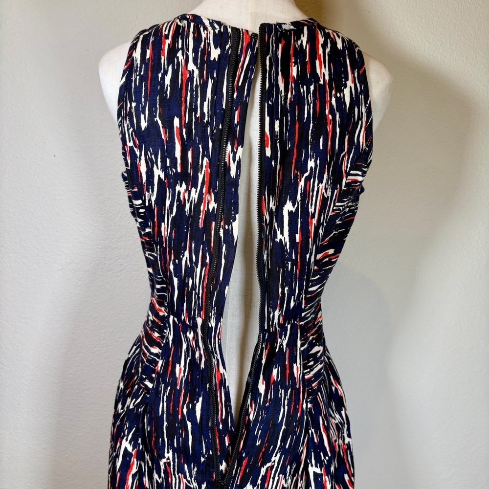 Milly Linen-Silk Blend Mini Dress Size 2 - Picture 6 of 13